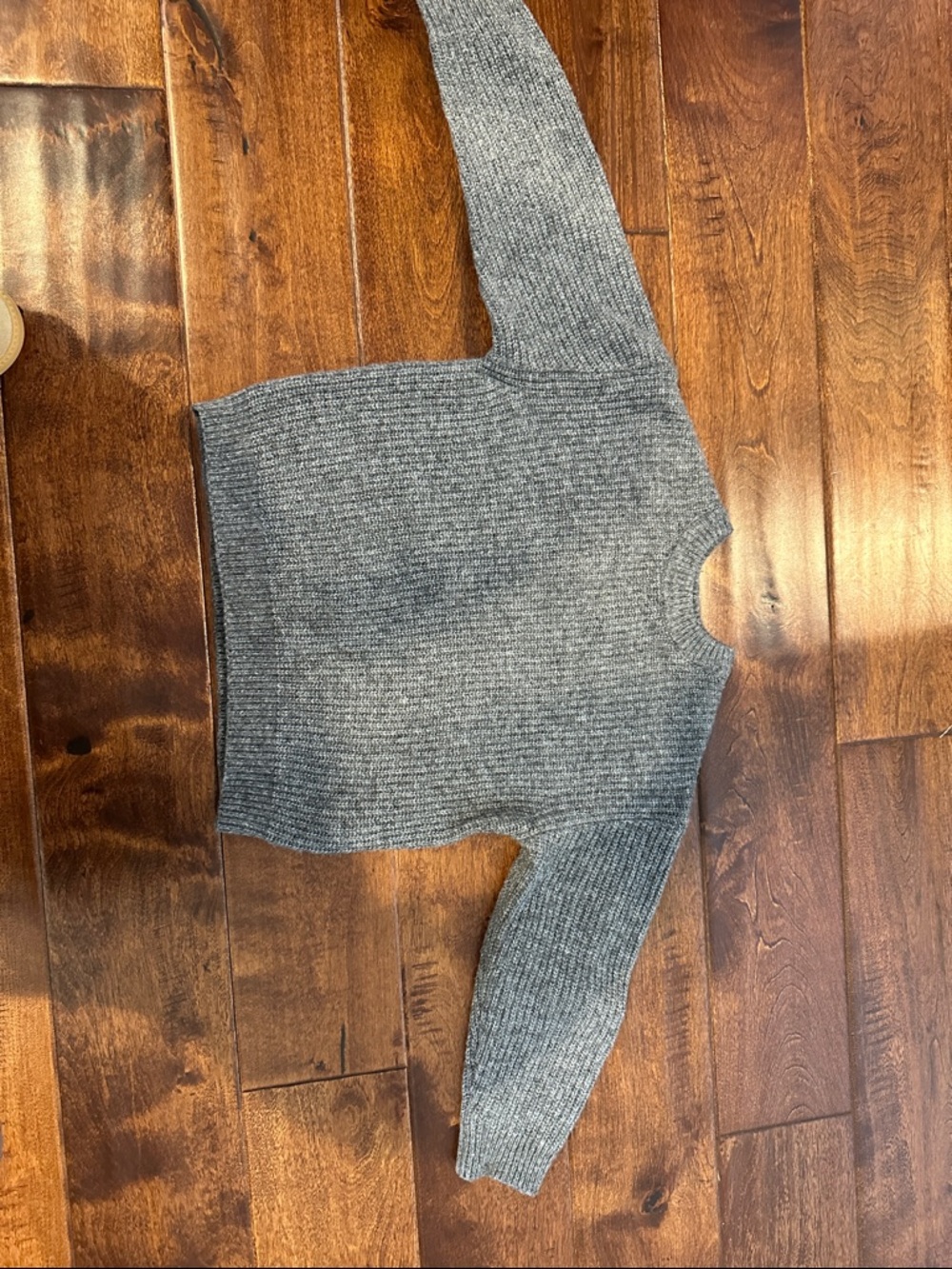 Zara Classic toddler Gray Crewneck Sweater